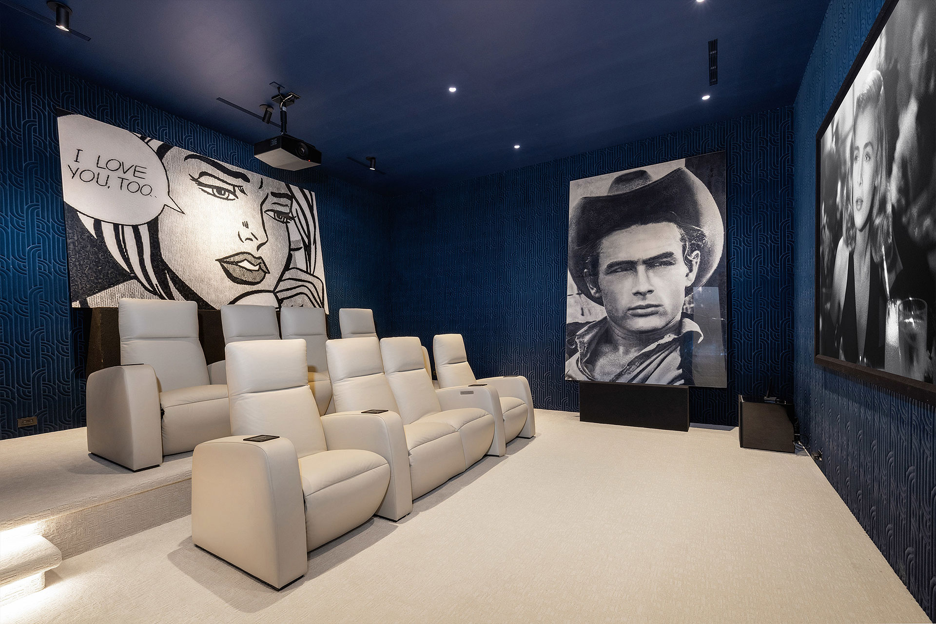 Theater Room - 6315 South Flagler Drive